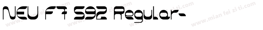NEU F7 S92 Regular字体转换